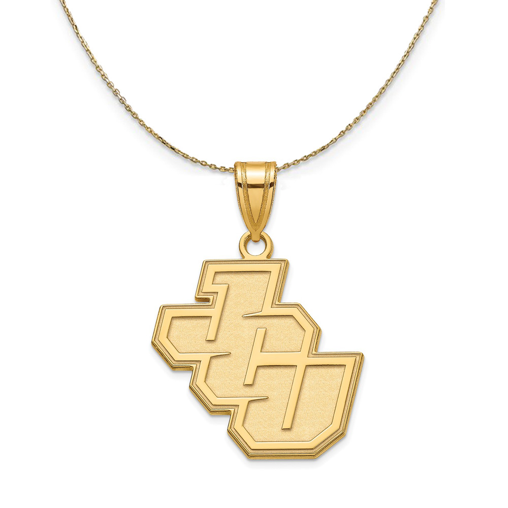 14k Yellow Gold John Carroll U Necklace