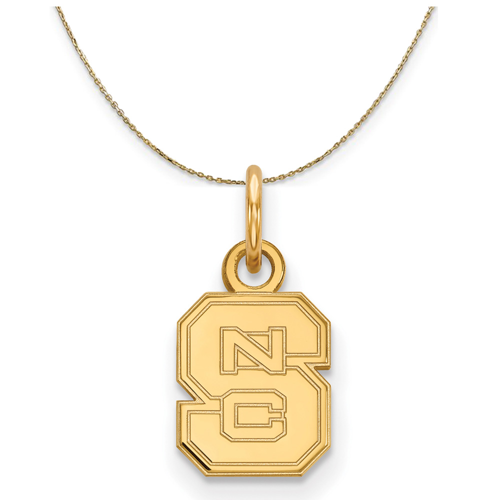 14k Yellow Gold North Carolina X-Small 'NCS' Necklace