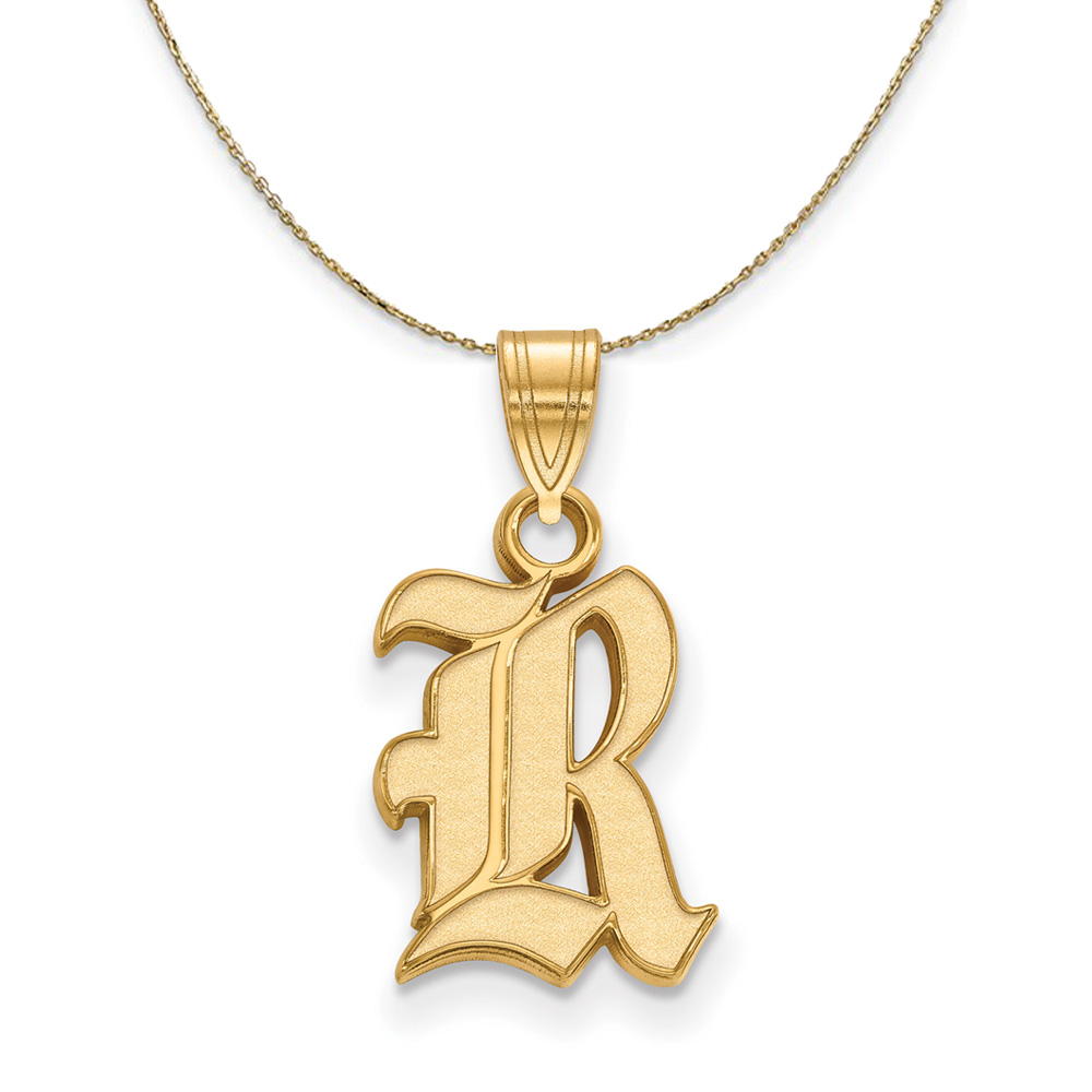 14k Yellow Gold Rice U. Owls 'R' Necklace