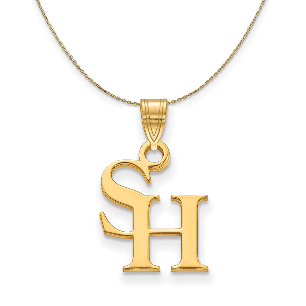 14k Yellow Gold Sam Houston State Necklace