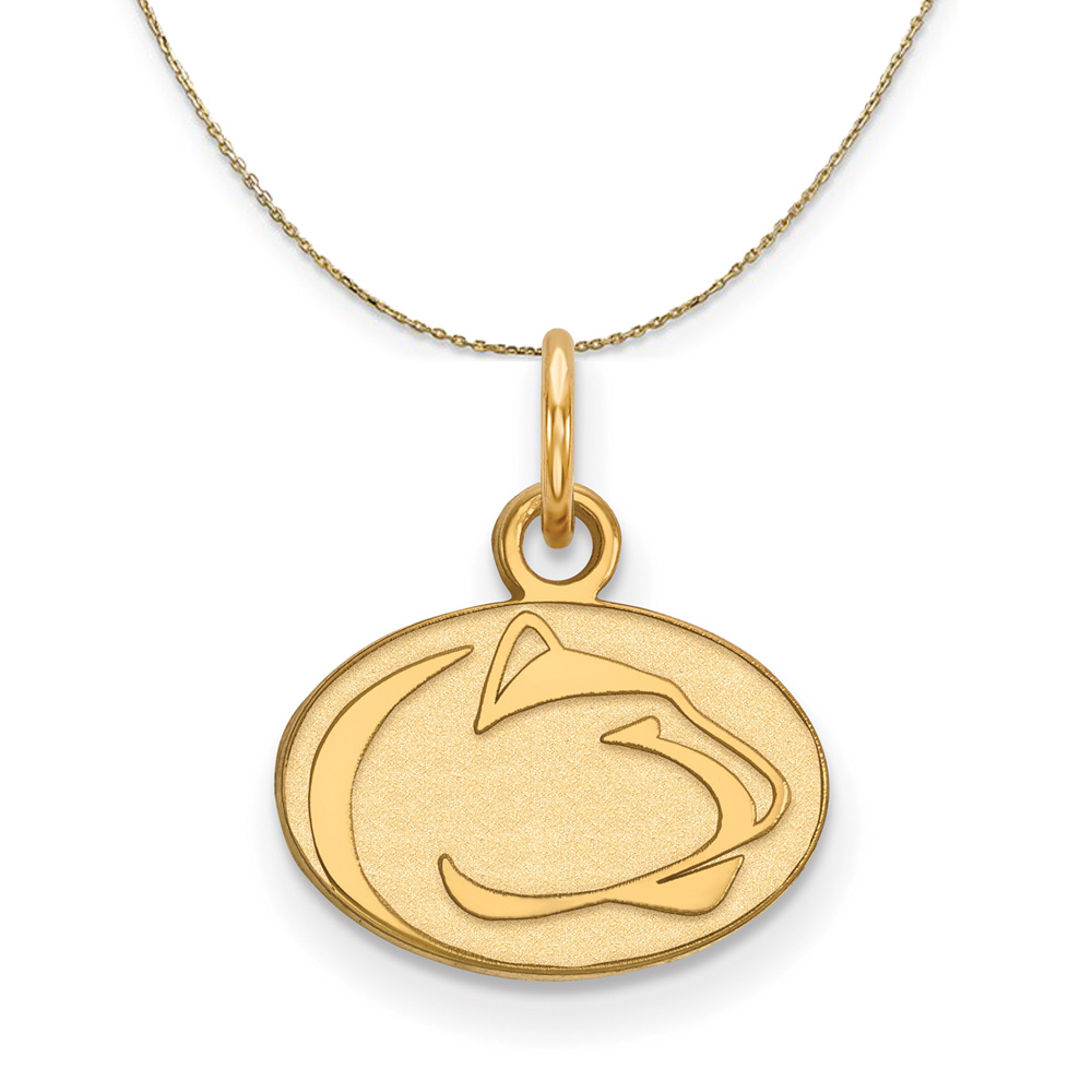 14k Yellow Gold Penn State X-Small Necklace