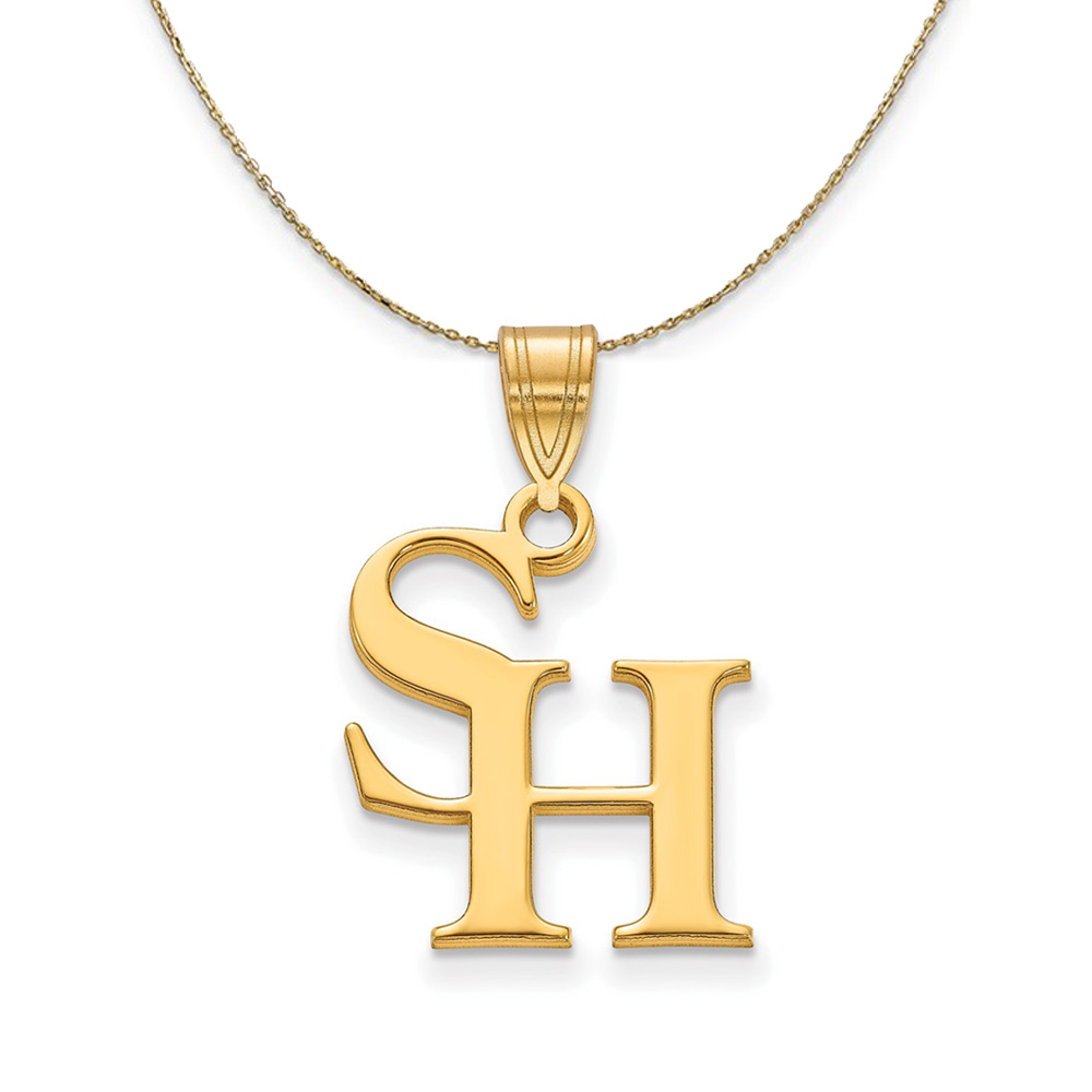 14k Yellow Gold Sam Houston State Necklace
