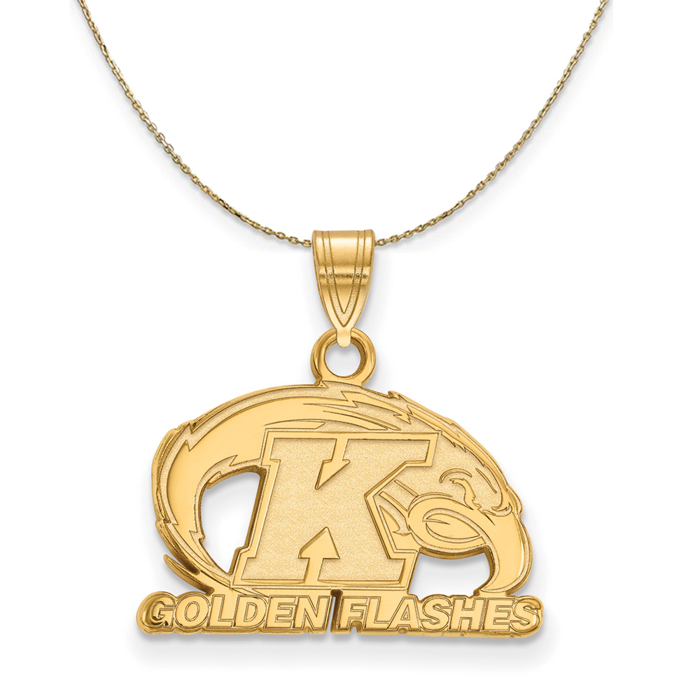 14k Yellow Gold Kent State Necklace