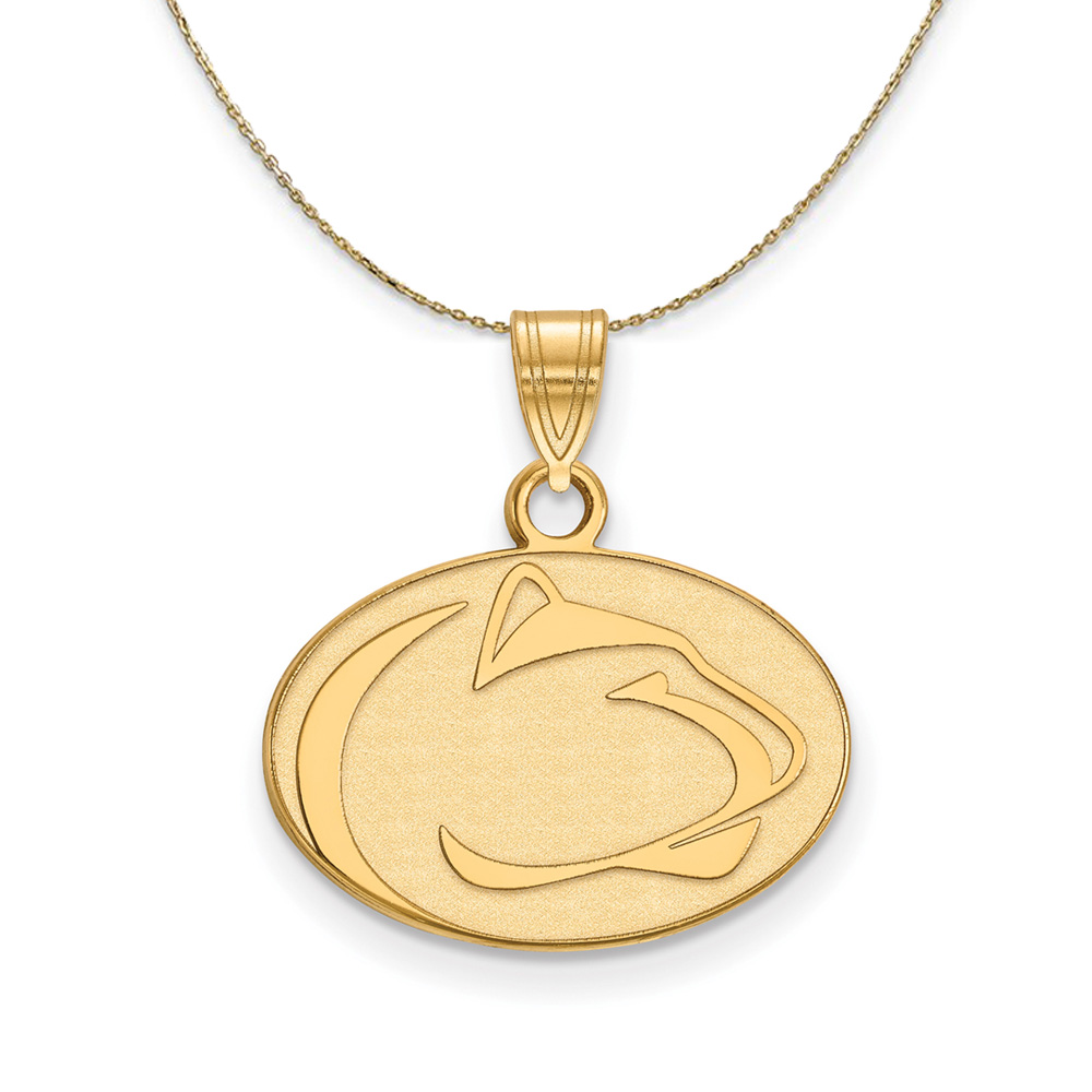 14k Yellow Gold Penn State Necklace