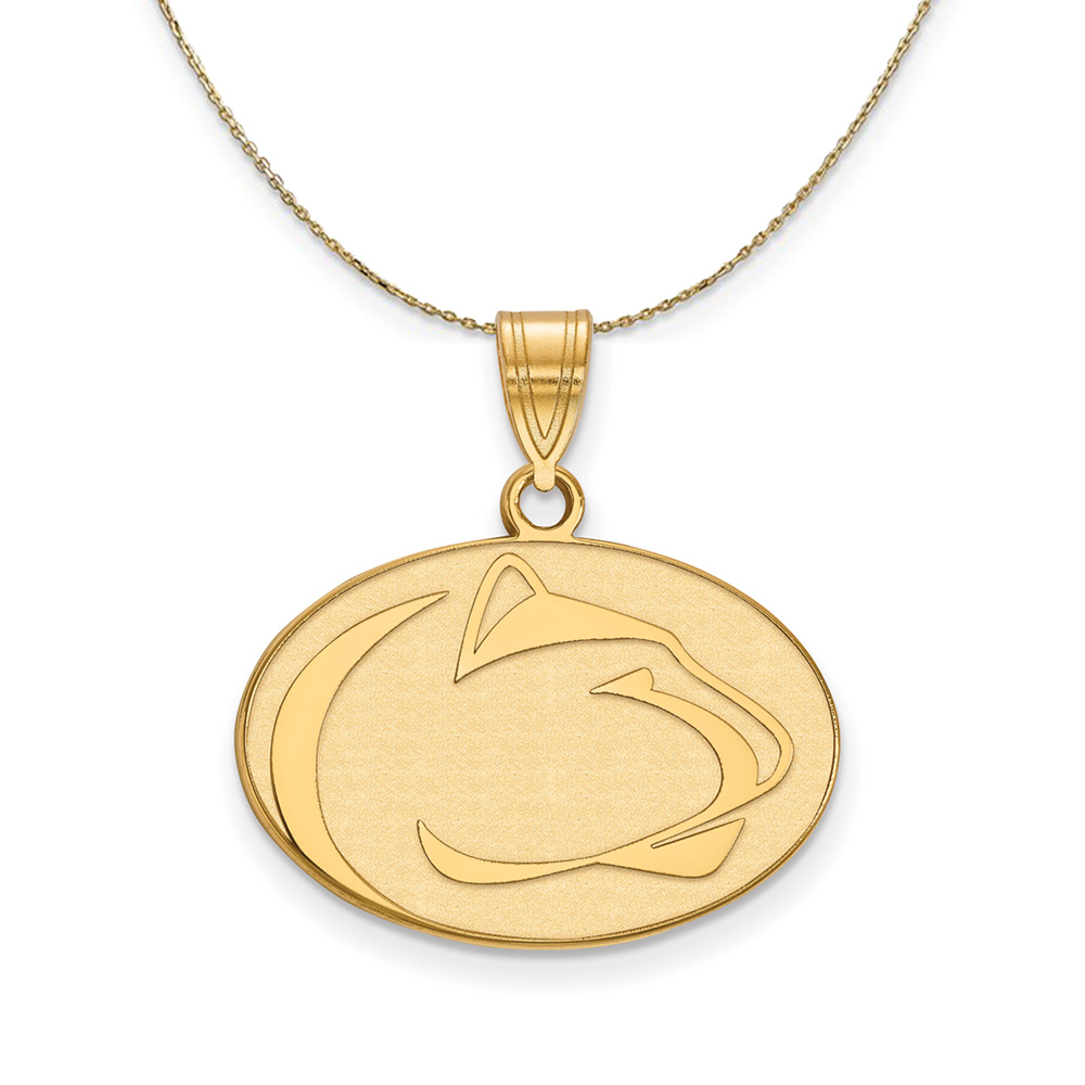 14k Yellow Gold Penn State Necklace