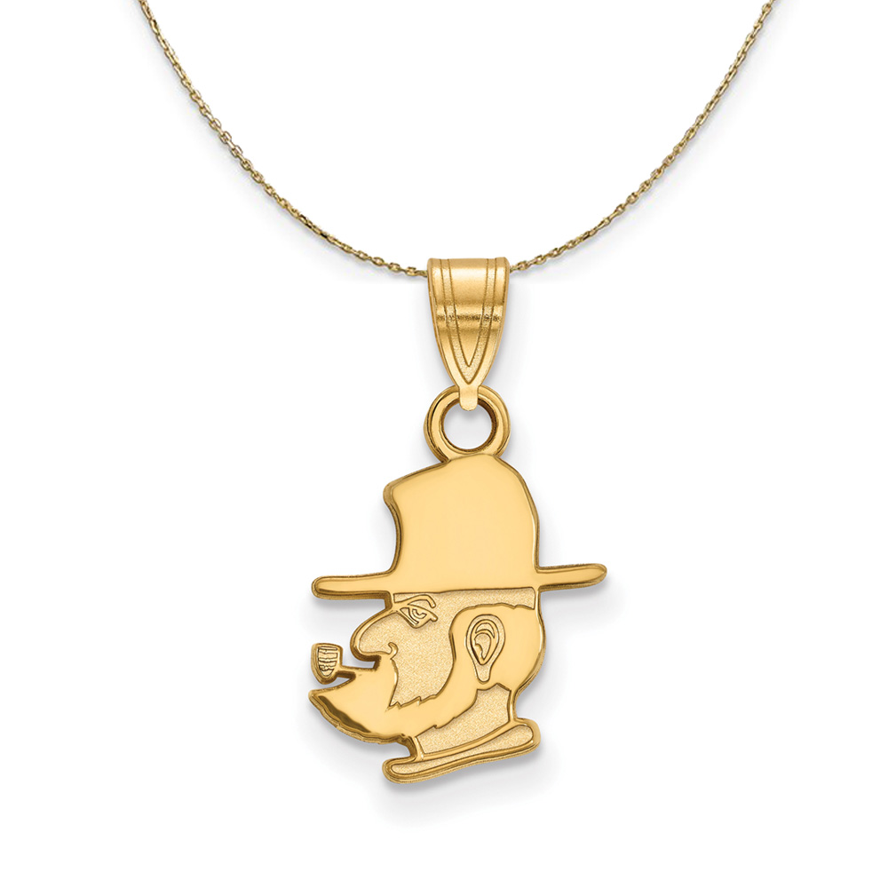 14k Yellow Gold Appalachian State Necklace