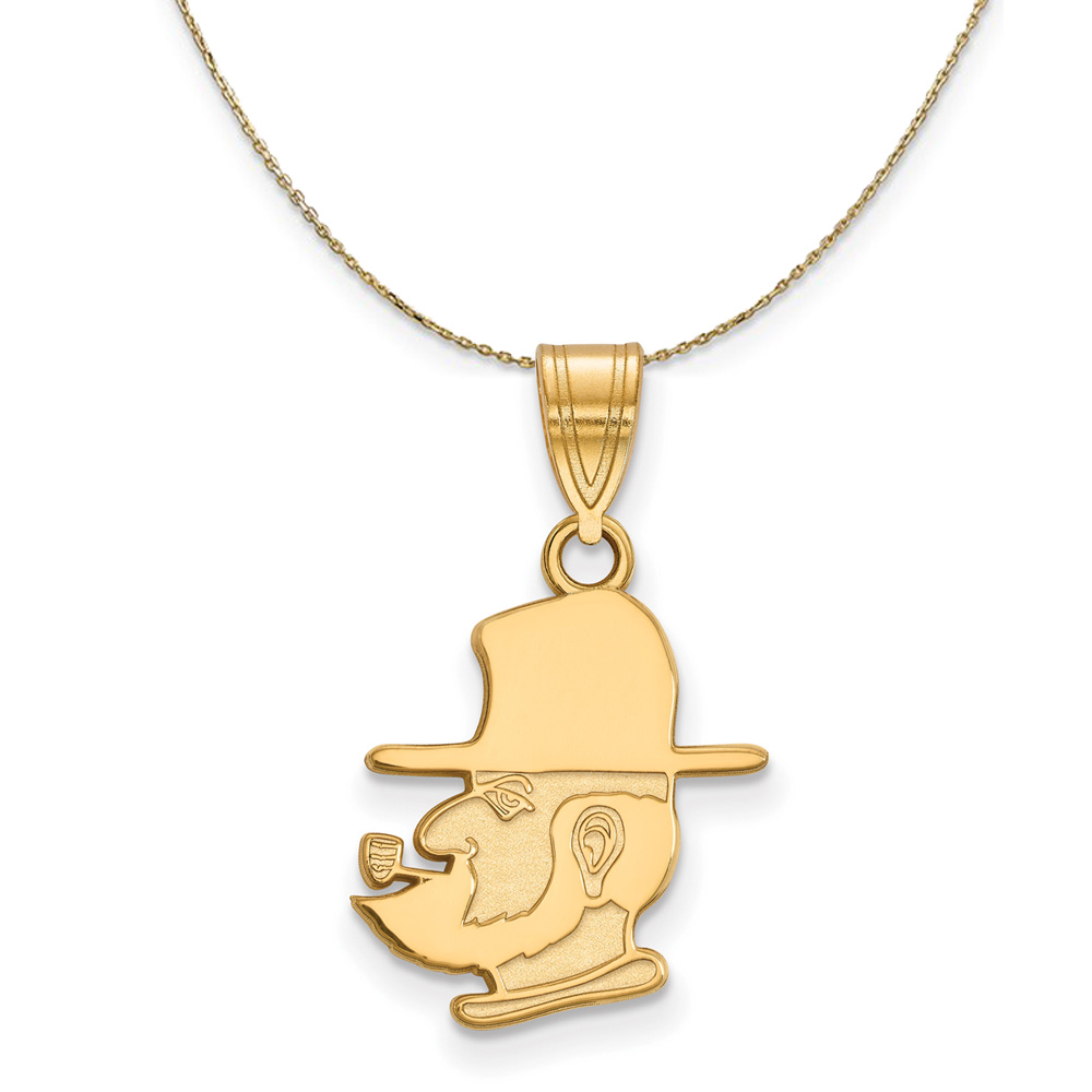 14k Yellow Gold Appalachian State Necklace