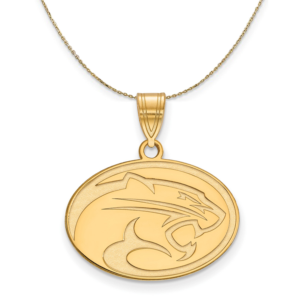14k Yellow Gold U. of Houston Necklace