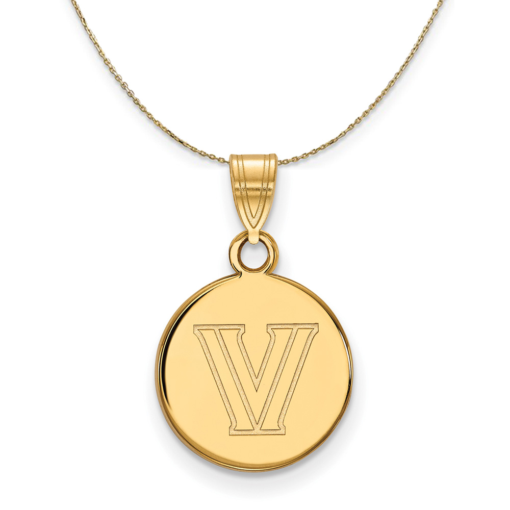 14k Yellow Gold Villanova U. Disc Necklace