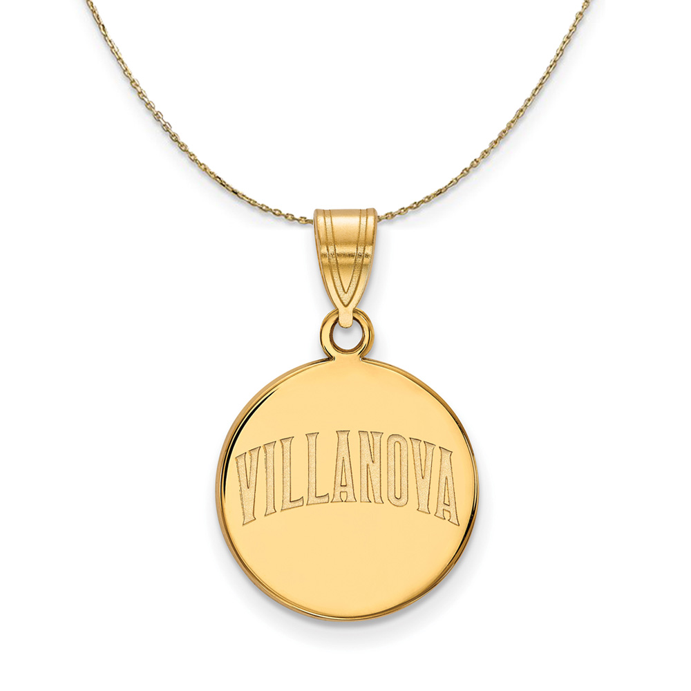 14k Yellow Gold Villanova U. Disc Necklace