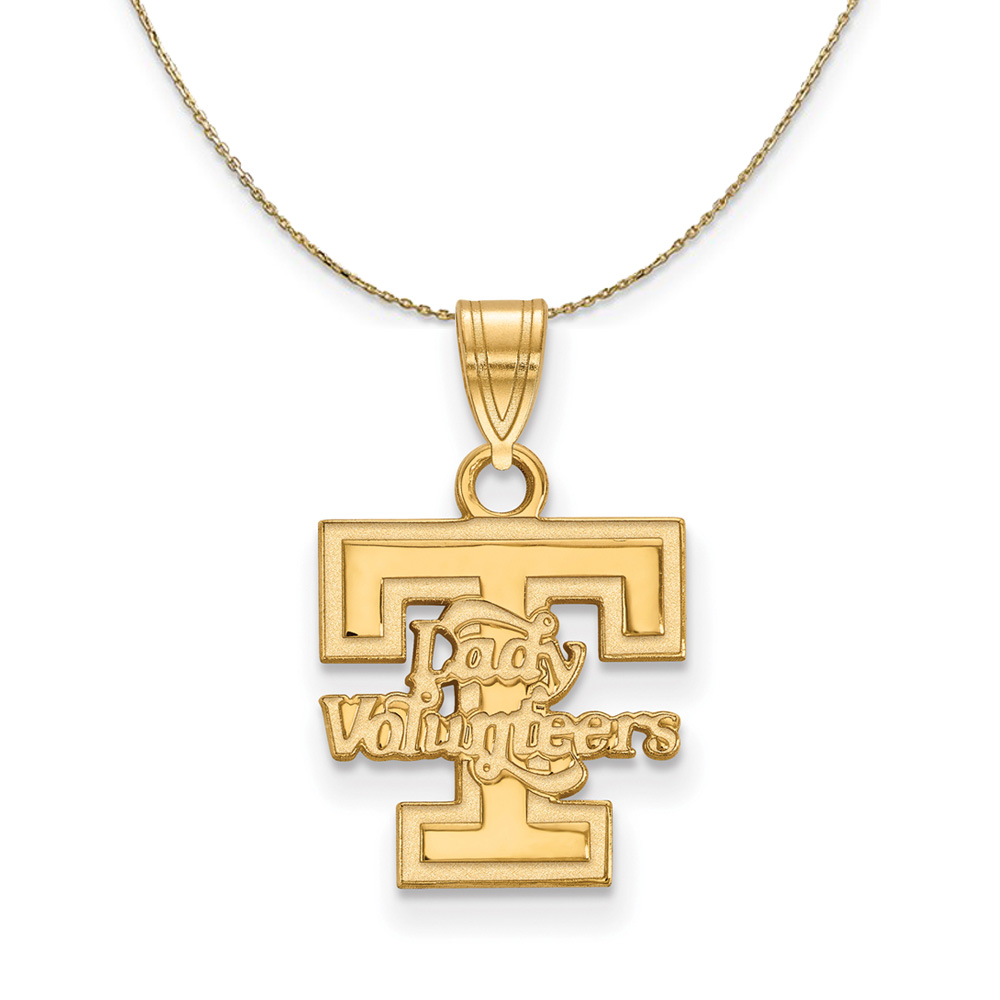 14k Yellow Gold U. of Tennessee Lady Vols Necklace