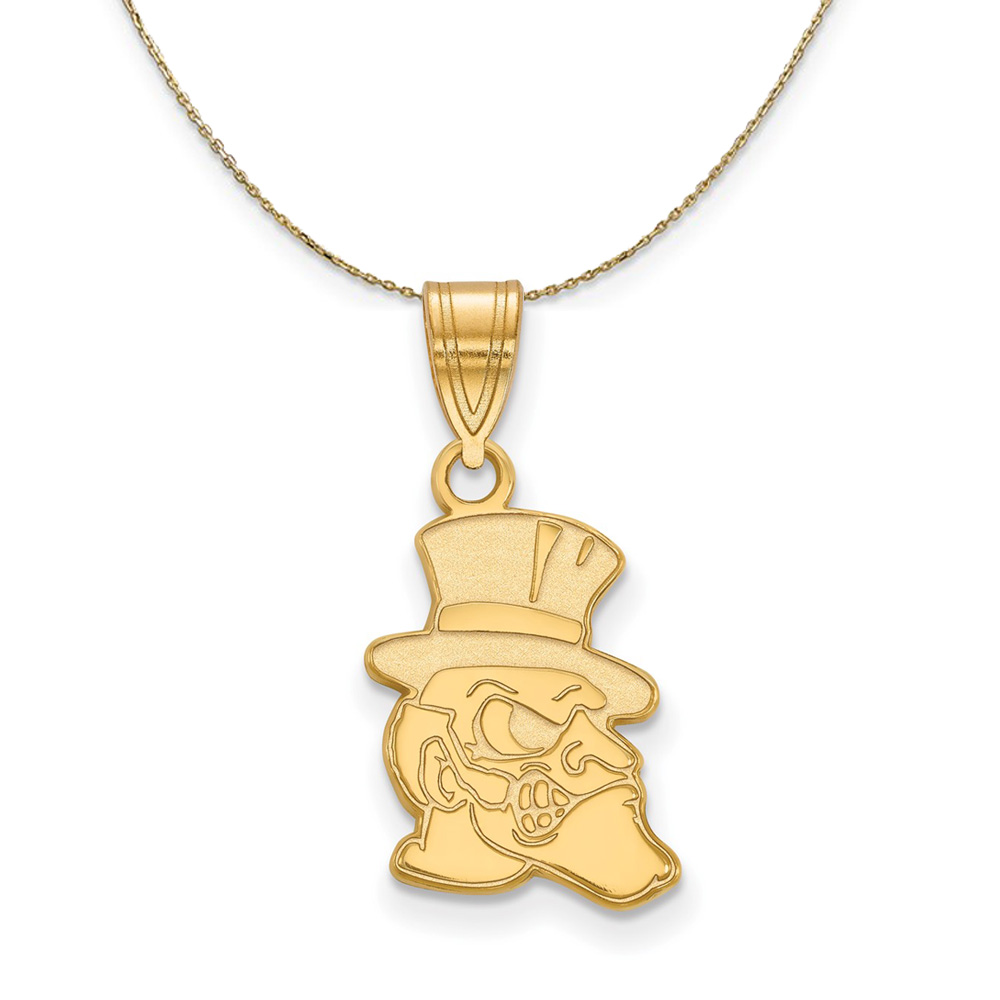 14k Yellow Gold Wake Forest U. Necklace