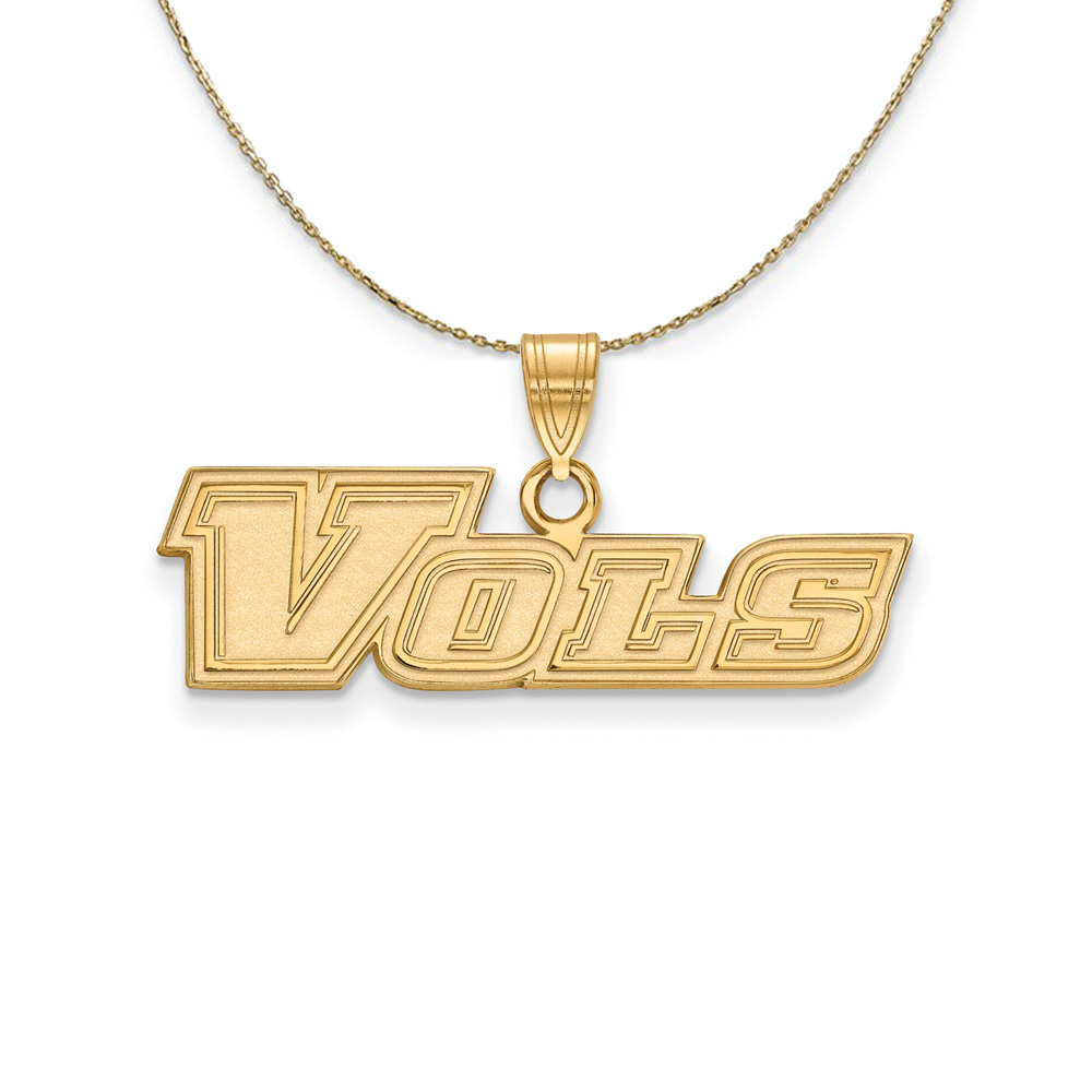 14k Yellow Gold U. of Tennessee 'VOLS' Necklace