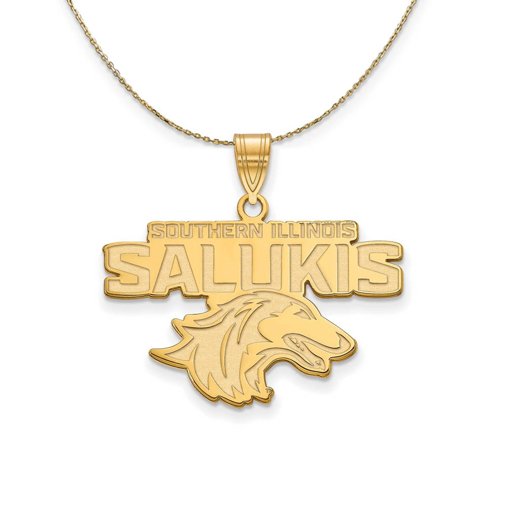 14k Yellow Gold Southern Illinois U. Necklace