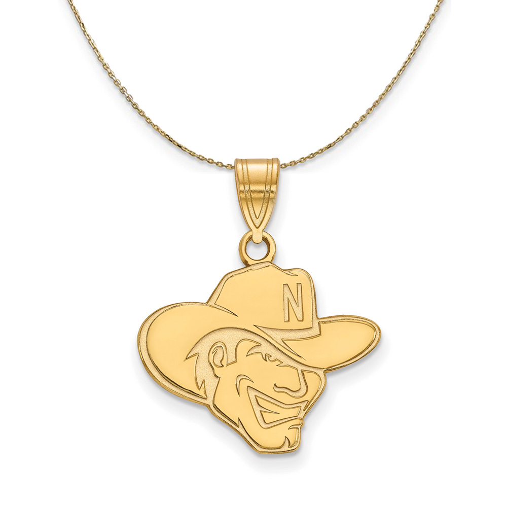 14k Yellow Gold U. of Nebraska Cornhuskers Necklace