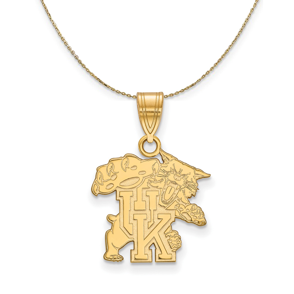 14k Yellow Gold U. of Kentucky Necklace