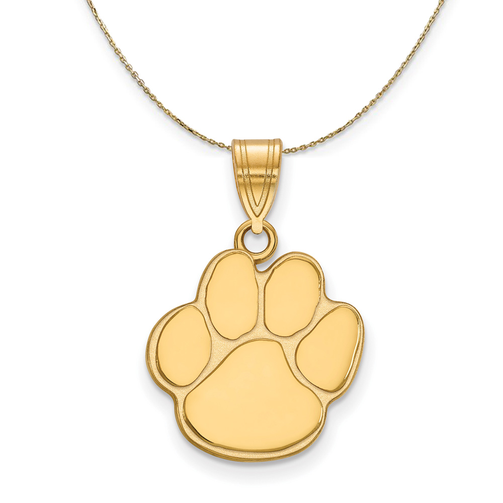 14k Yellow Gold Auburn U Necklace