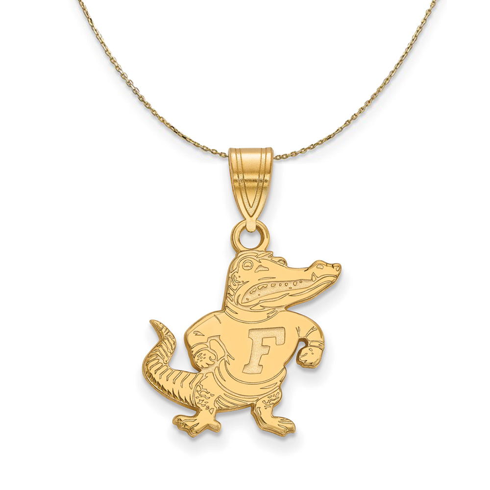 14k Yellow Gold U of Florida Necklace