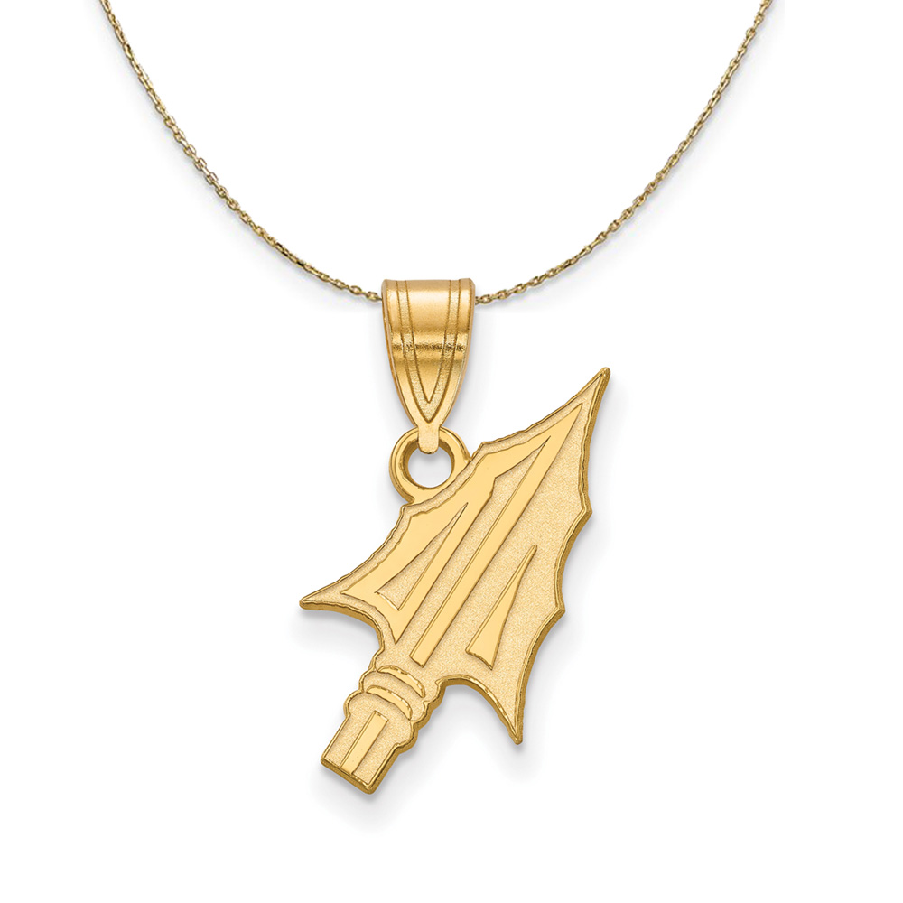 14k Yellow Gold Florida State Logo Necklace