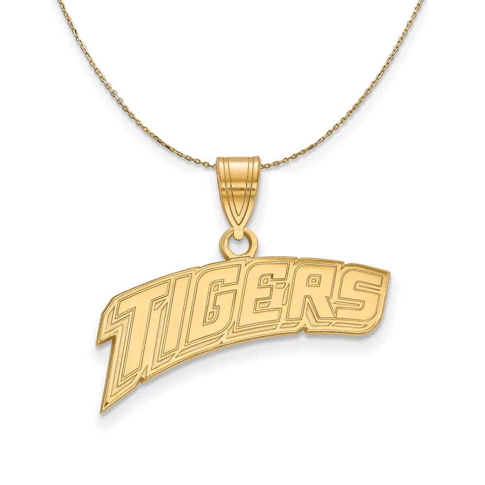 14k Yellow Gold Louisiana State Necklace
