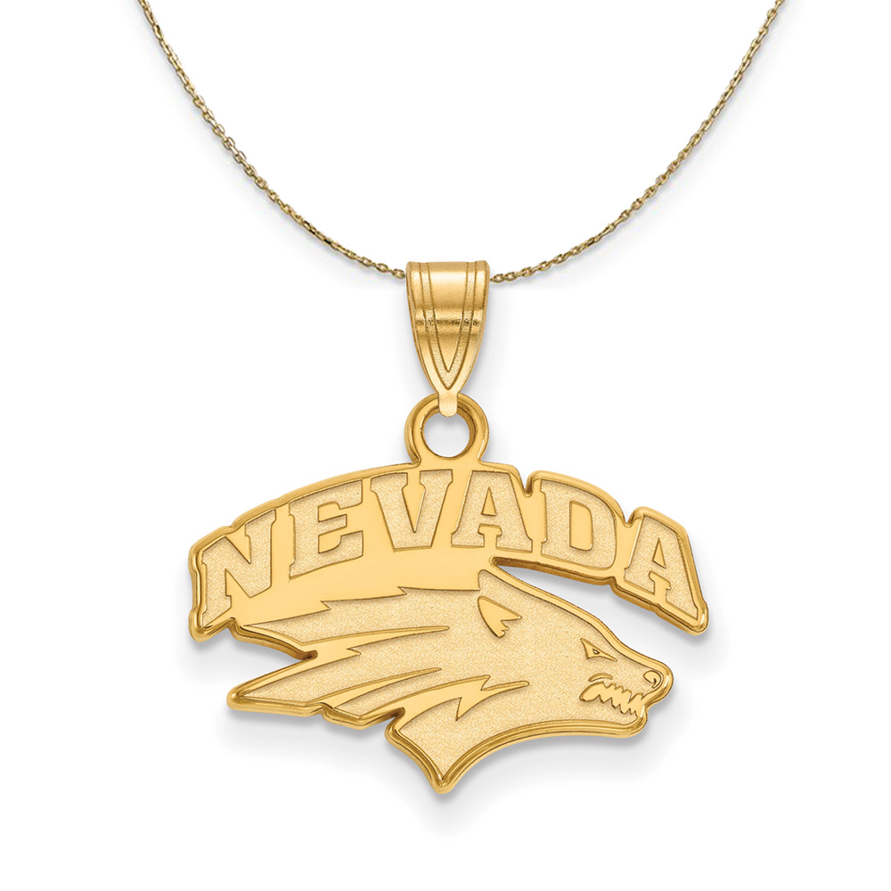 14k Yellow Gold U. of Nevada Mascot Necklace