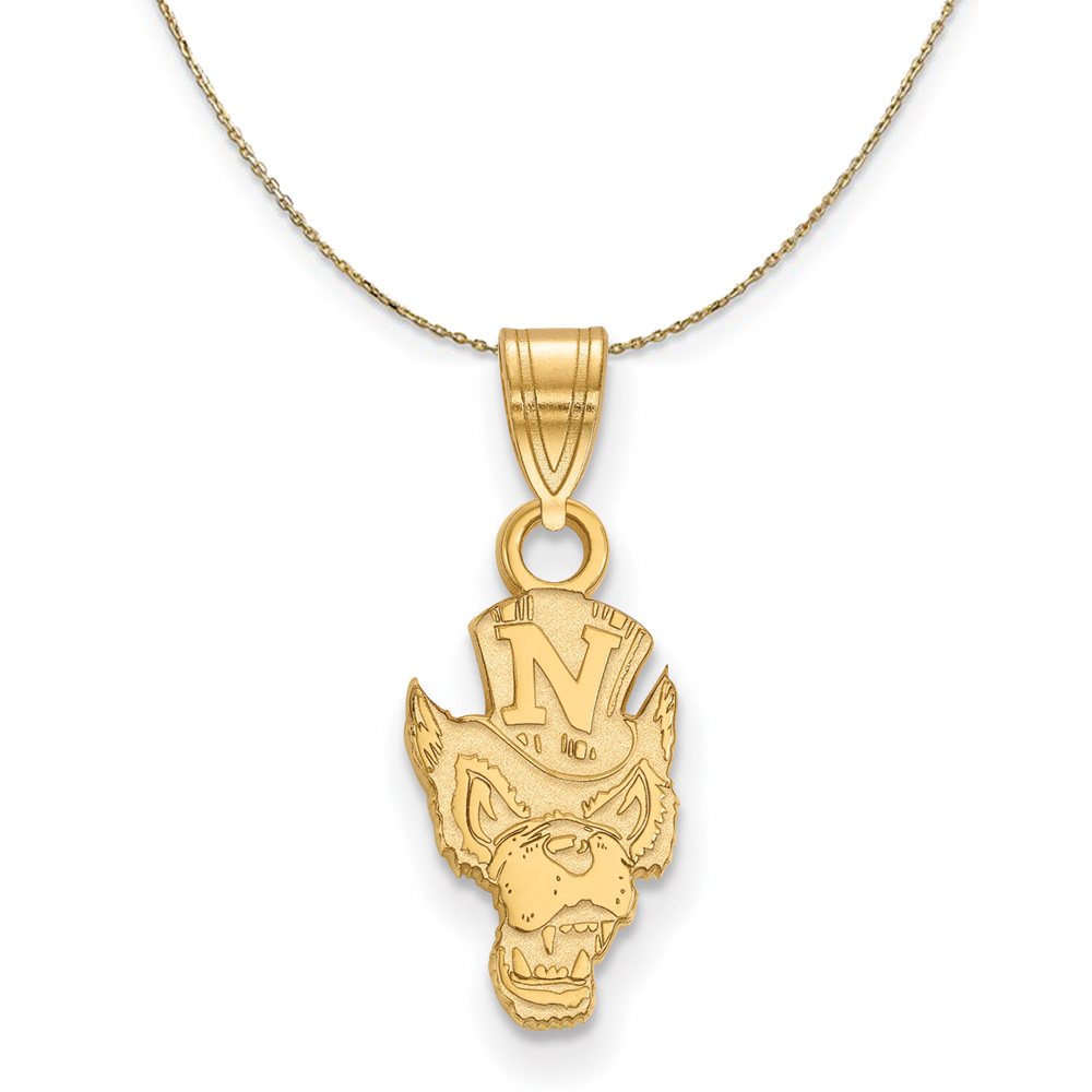 14k Yellow Gold U. of Nevada Necklace