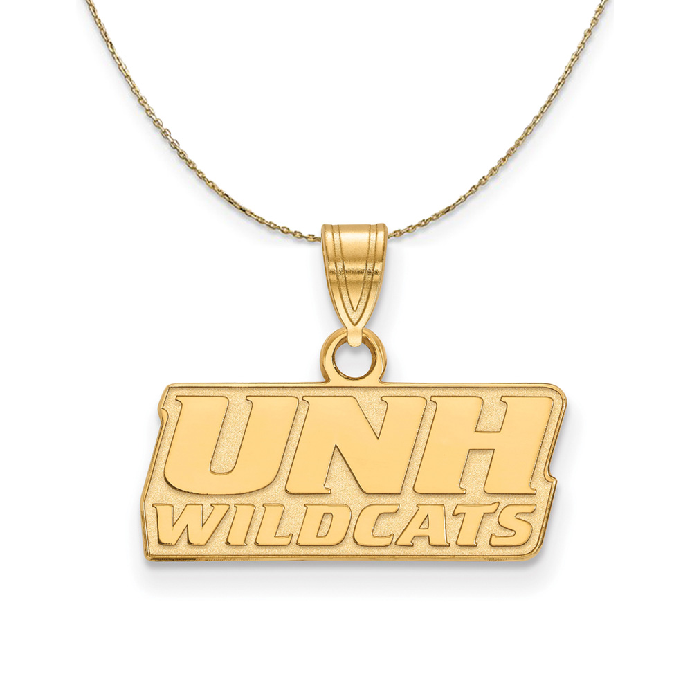 14k Yellow Gold U. of New Hampshire Necklace