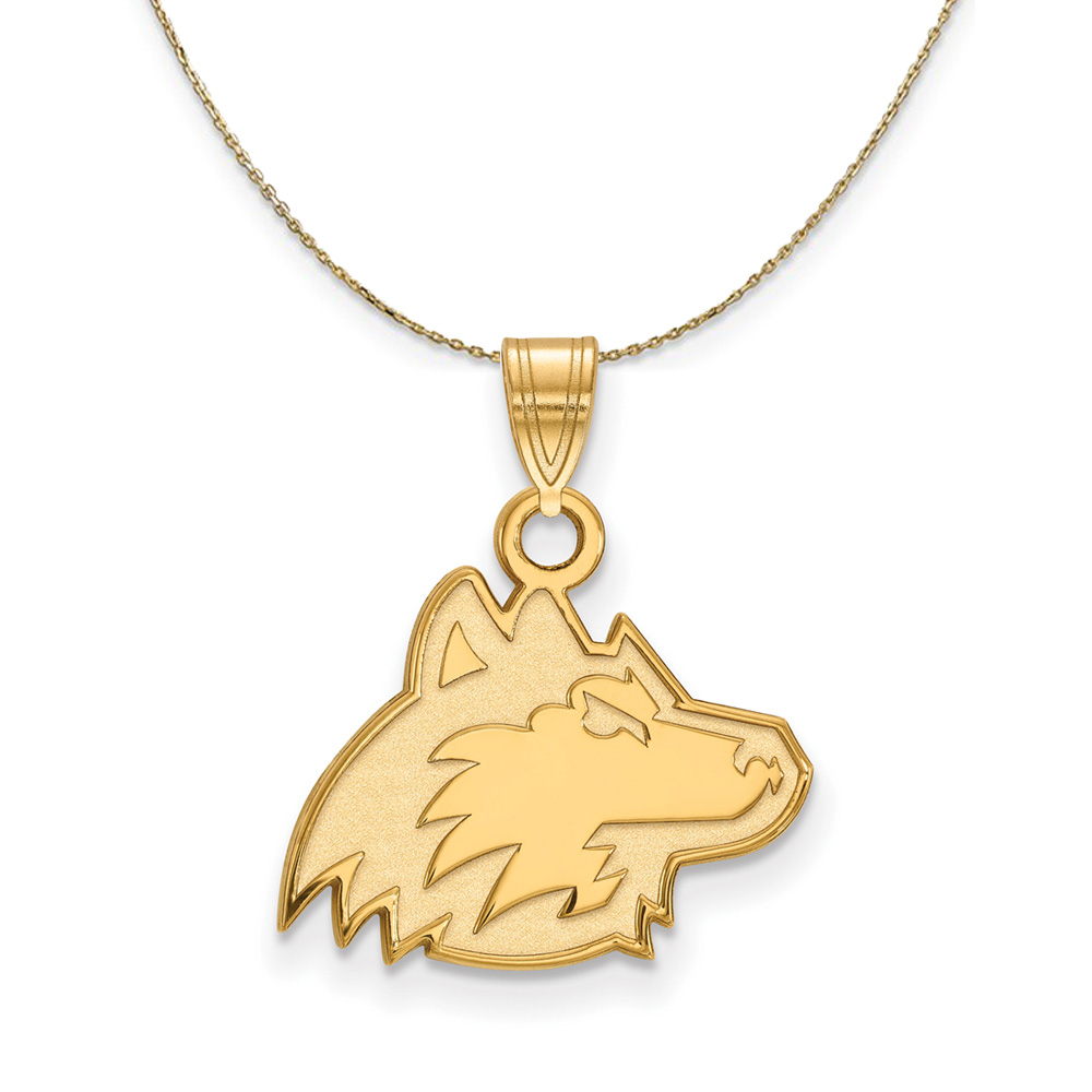 14k Yellow Gold Northern Illinois U. Necklace