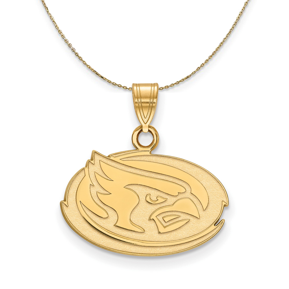 14k Yellow Gold Iowa State Necklace