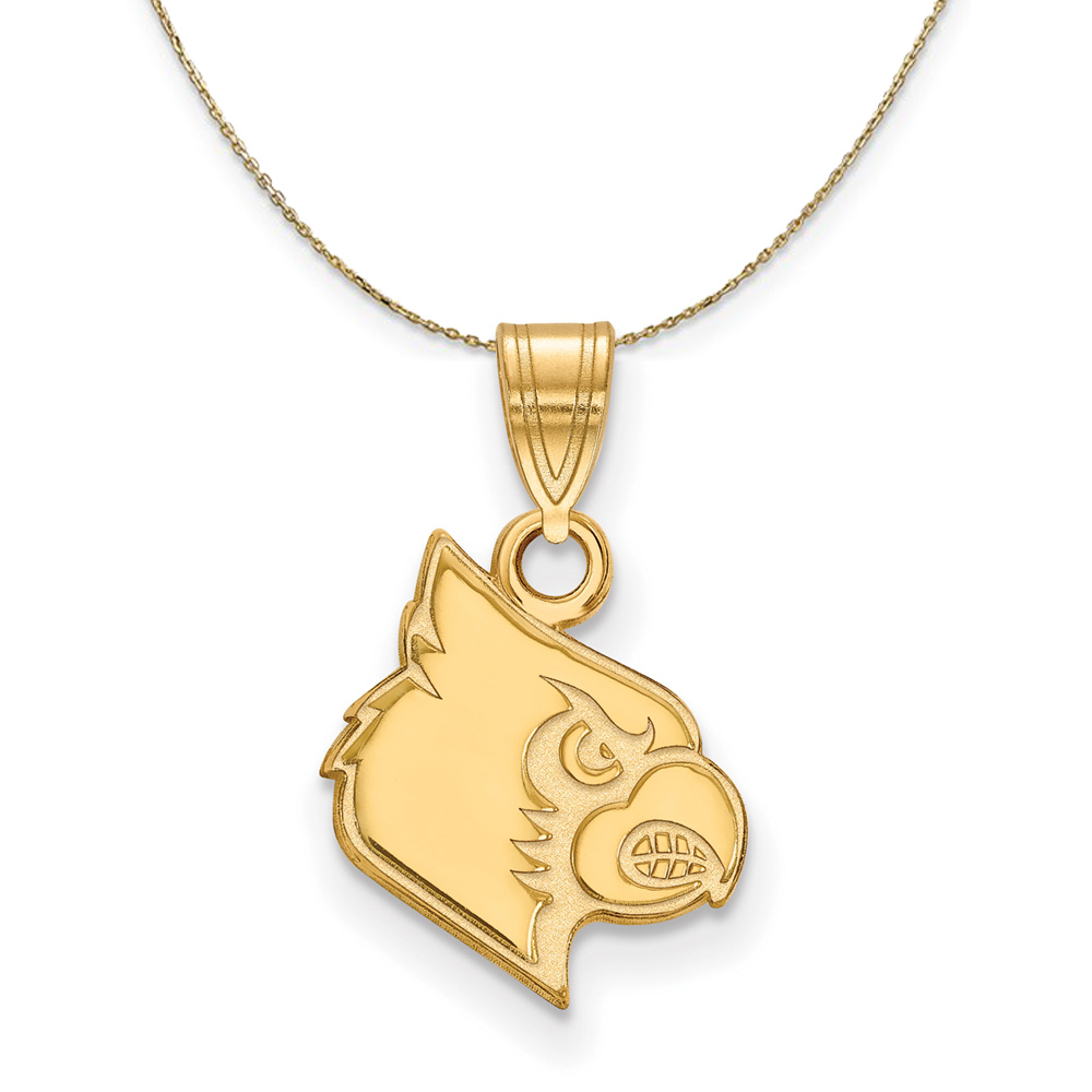 14k Yellow Gold U. of Louisville Necklace