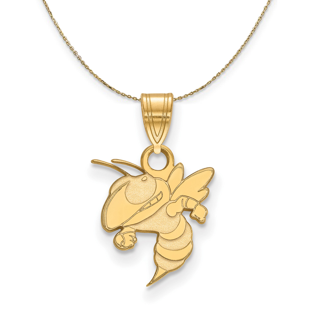 14k Yellow Gold Georgia Technology Necklace