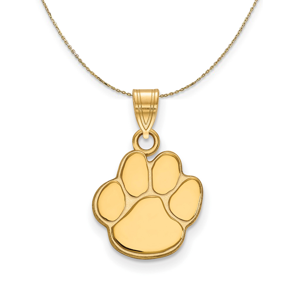 14k Yellow Gold Auburn U Necklace