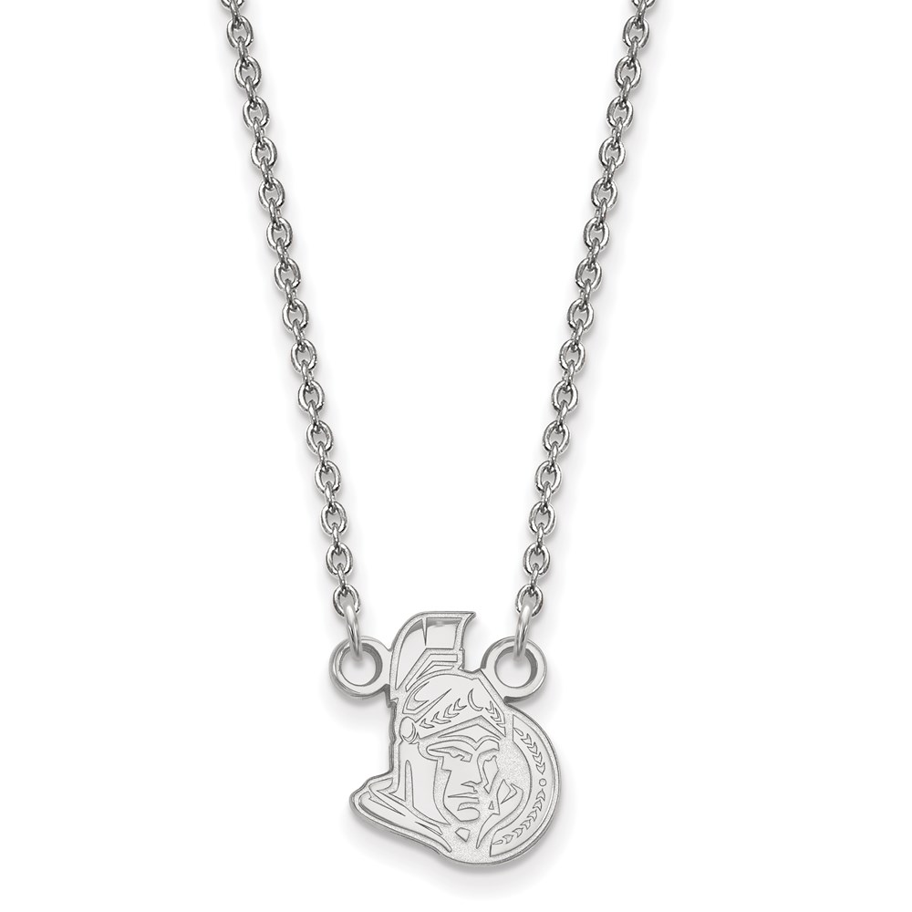 Sterling Silver NHL Ottawa Senators Necklace, 18 Inch