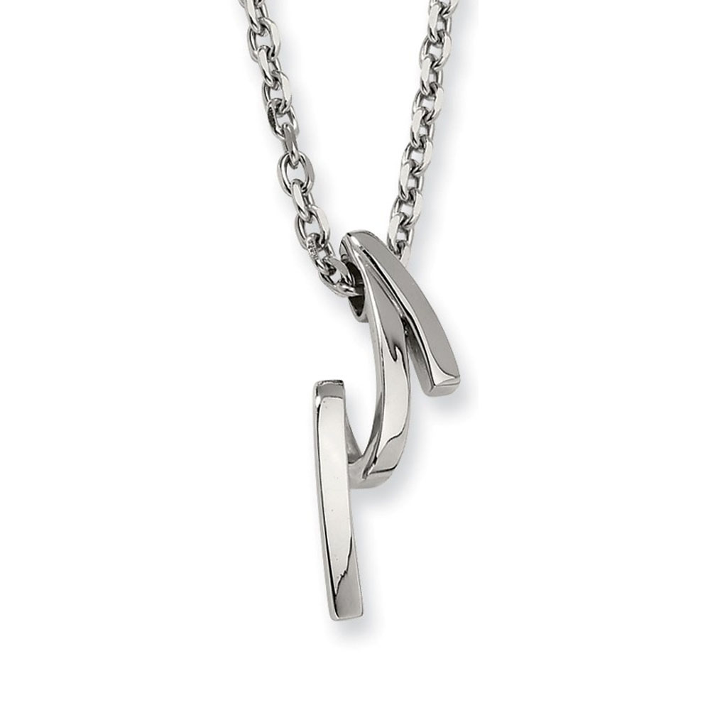 Women's Stainless Steel Modern Twist Necklace