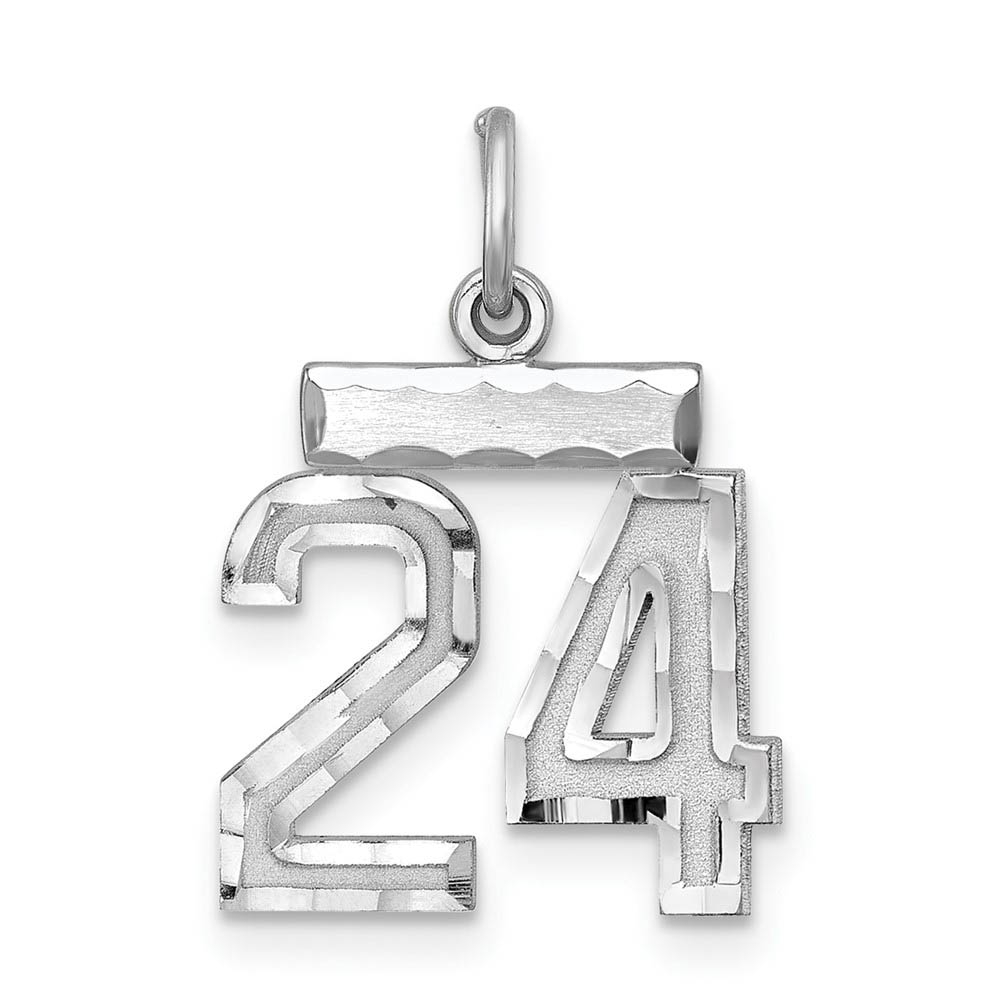 Sterling Silver, Varsity Collection, D/C Pendant, Number 24
