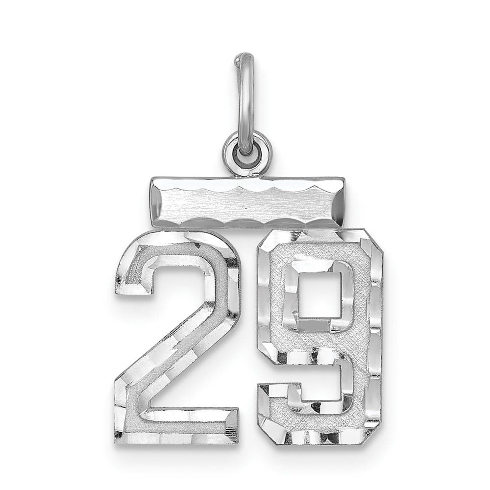 Sterling Silver, Varsity Collection, D/C Pendant, Number 29