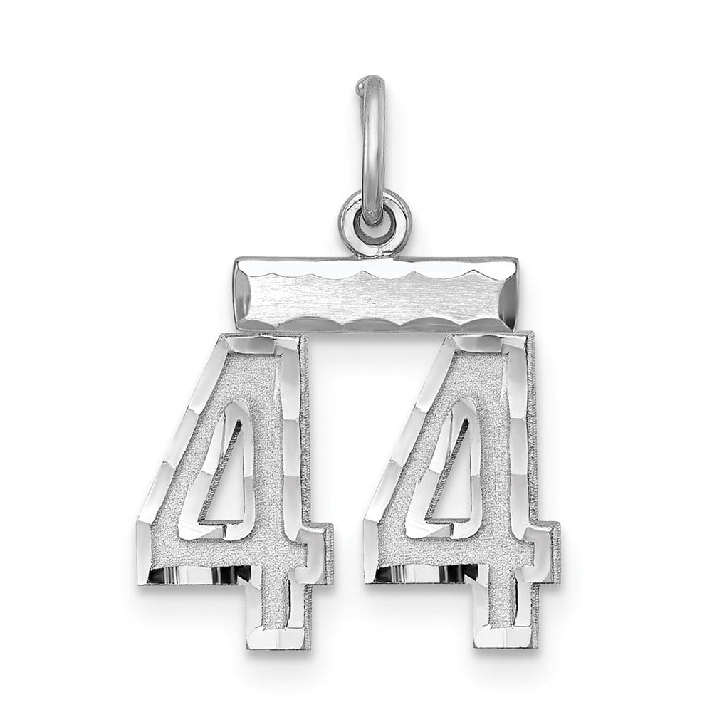 Sterling Silver, Varsity Collection, D/C Pendant, Number 44
