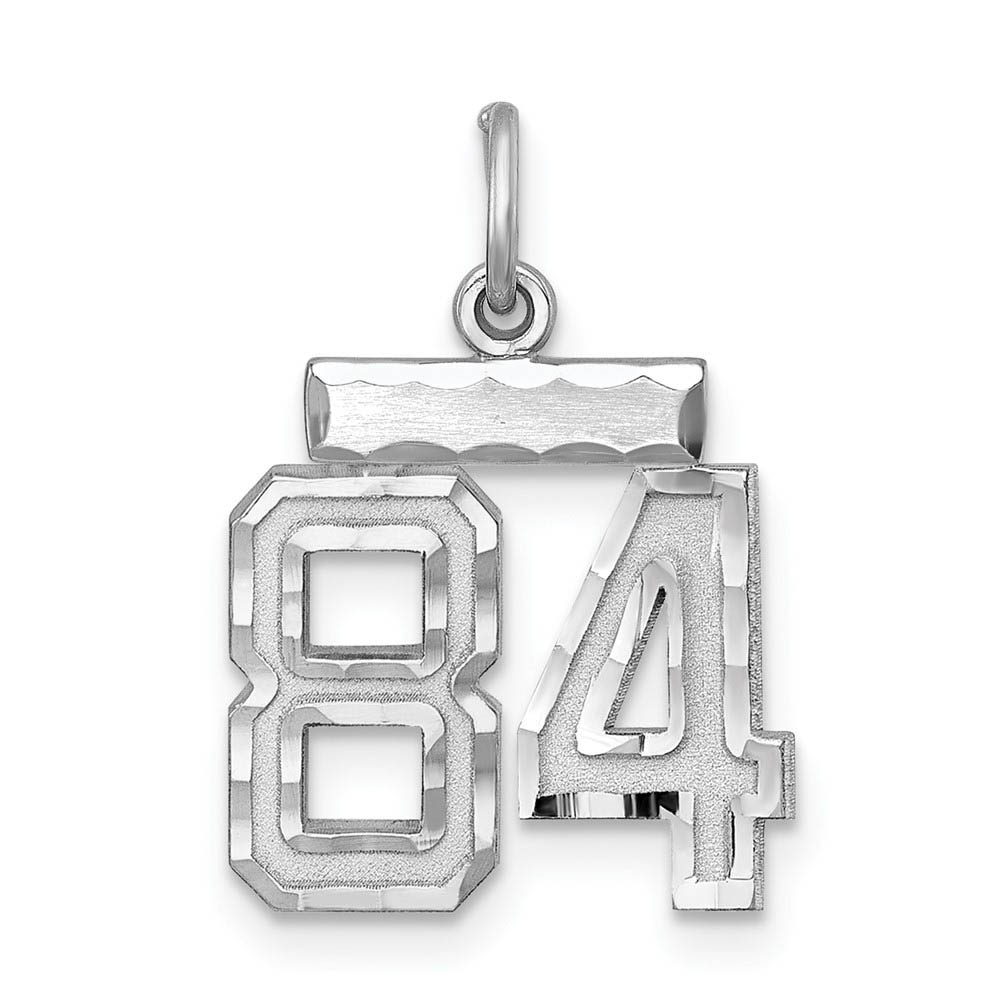 Sterling Silver, Varsity Collection, D/C Pendant, Number 84