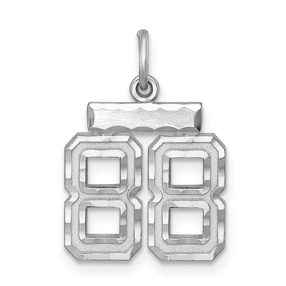 Sterling Silver, Varsity Collection, D/C Pendant, Number 88