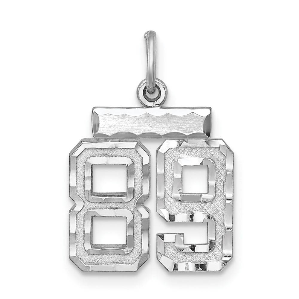 Sterling Silver, Varsity Collection, D/C Pendant, Number 89