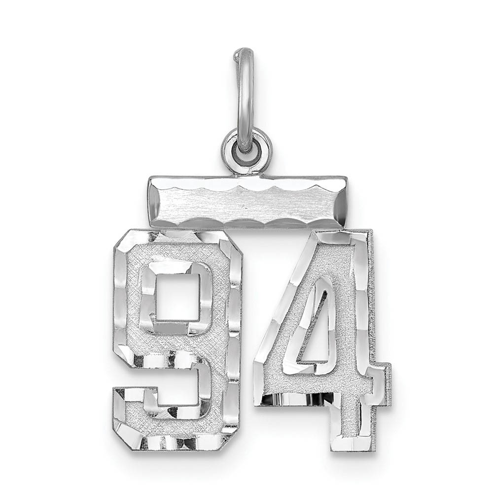 Sterling Silver, Varsity Collection, D/C Pendant, Number 94