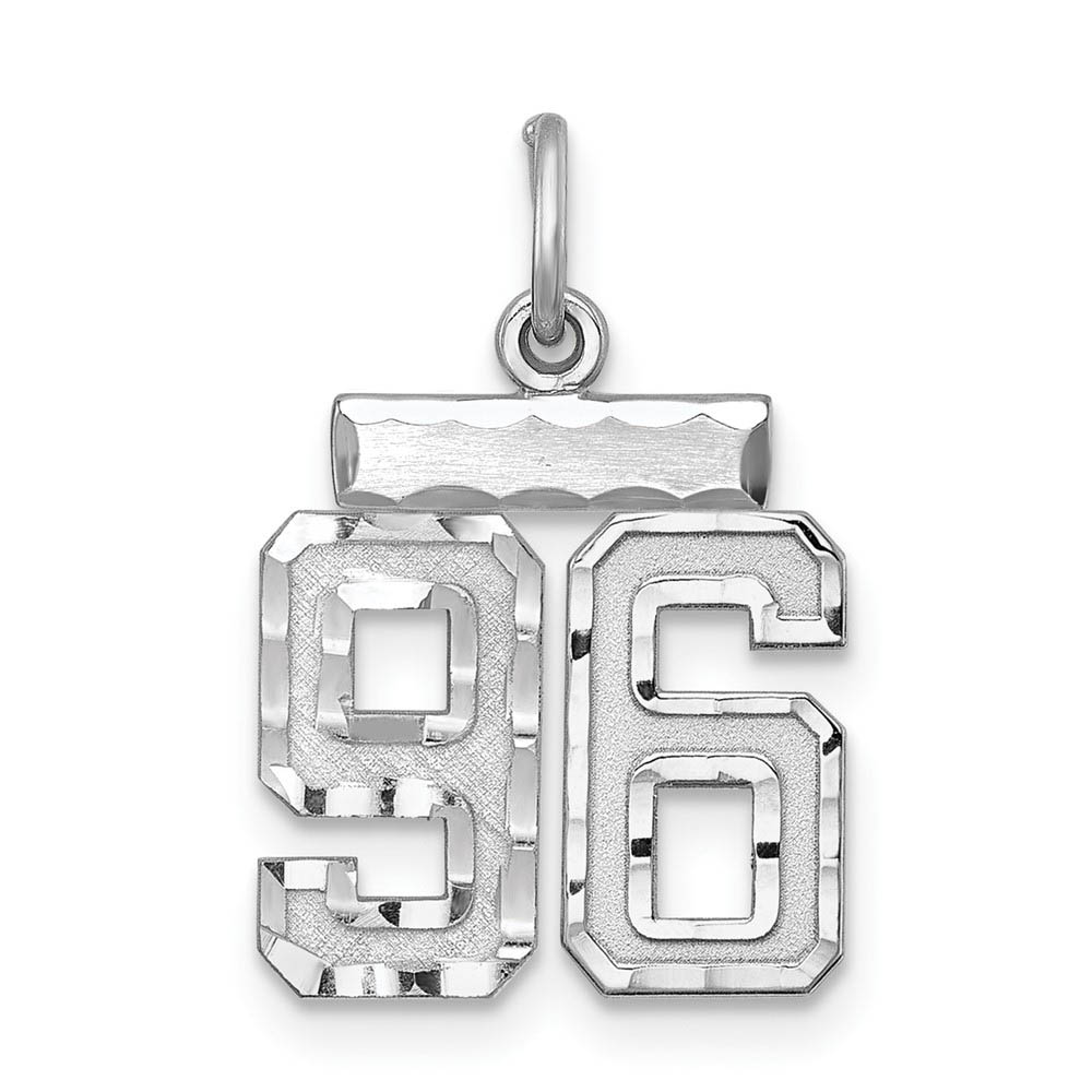 Sterling Silver, Varsity Collection, D/C Pendant, Number 96