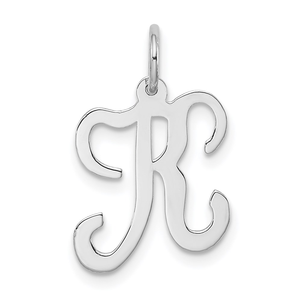 Sterling Silver, Sophia Collection, Script Initial K Pendant