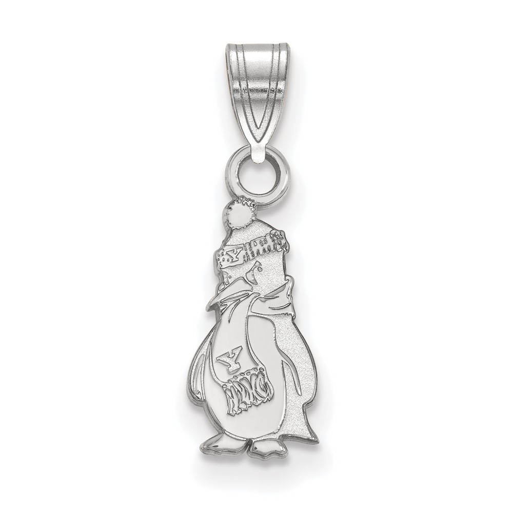 10k White Gold Youngstown State Logo Pendant