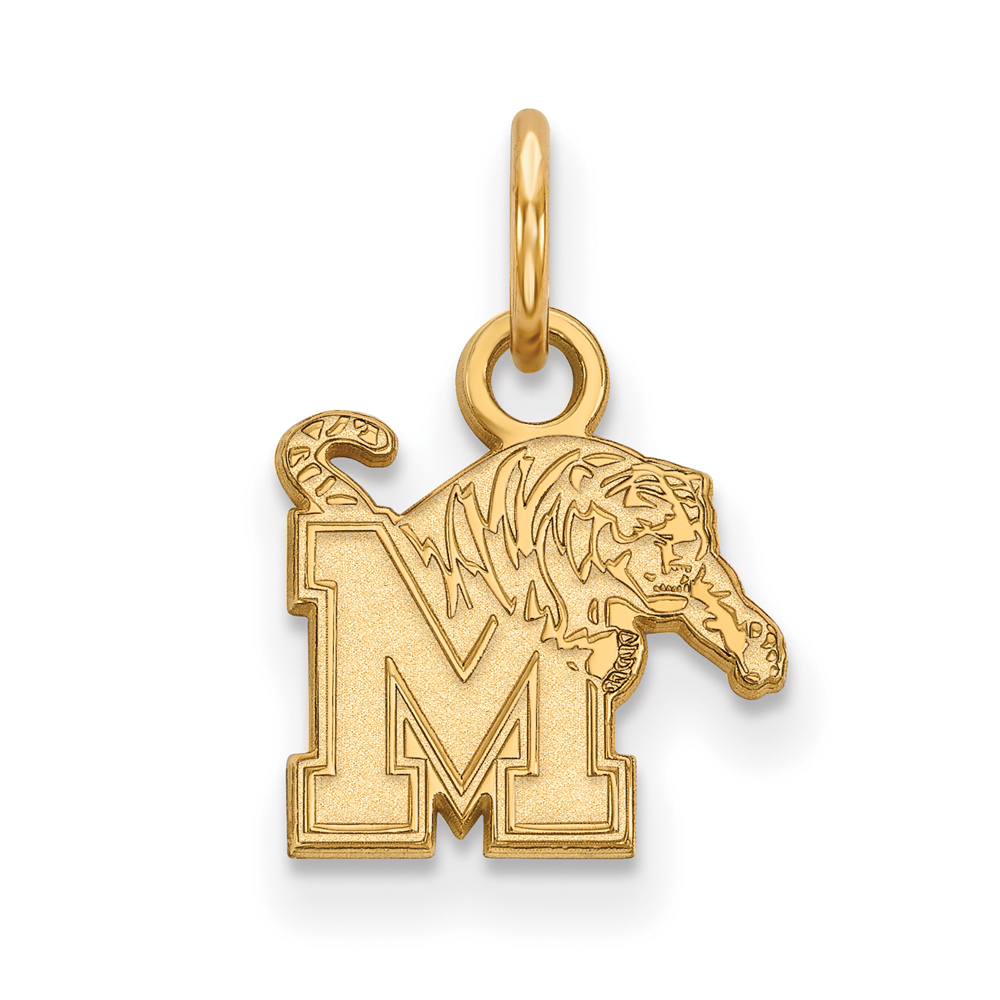 10k Yellow Gold U. of Memphis (Tiny) Logo Charm or Pendant