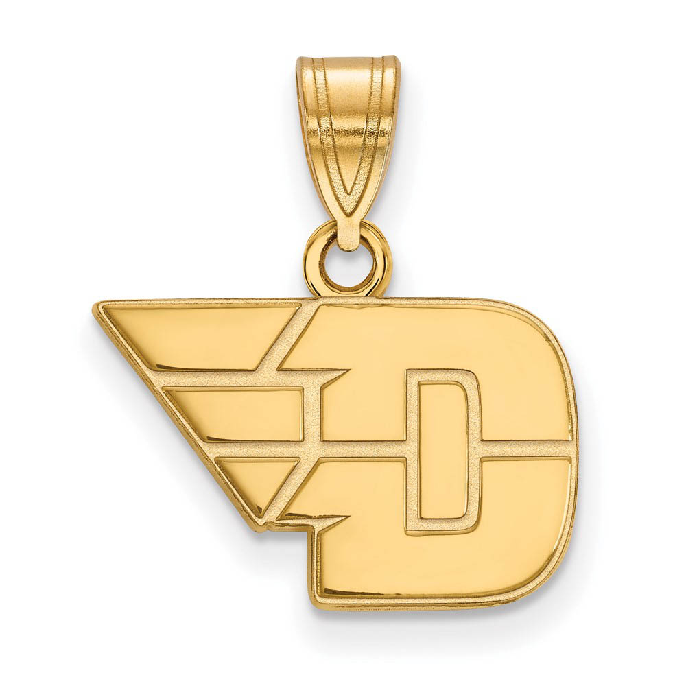 10k Yellow Gold U of Dayton Pendant