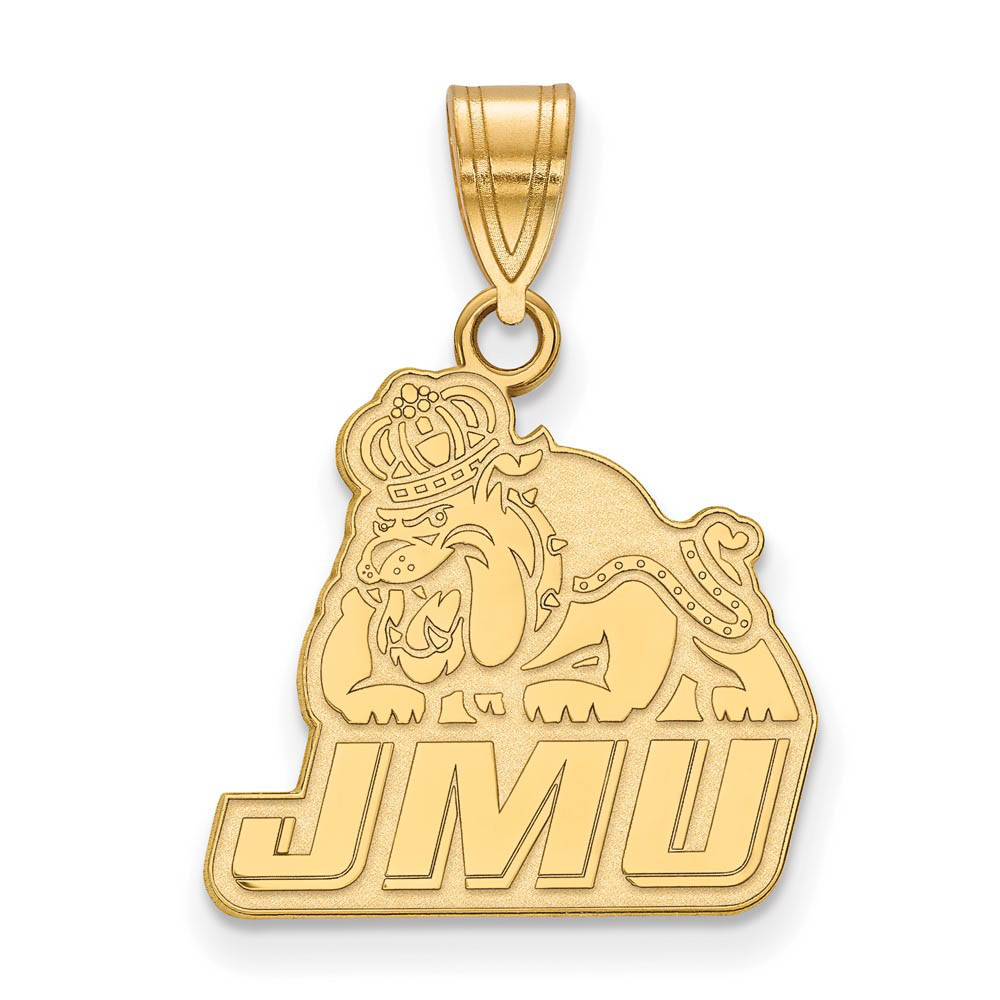 10k Yellow Gold James Madison U Pendant
