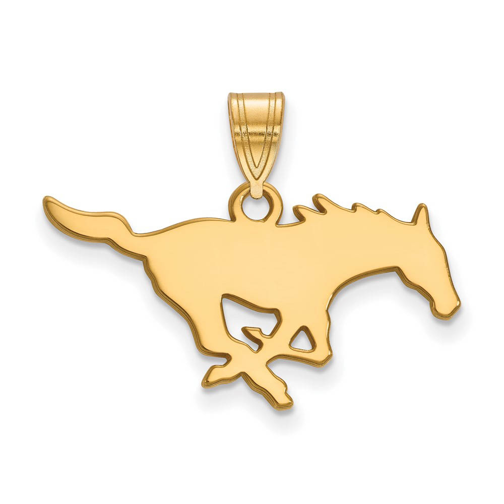 10k Yellow Gold Southern Methodist U. Pendant