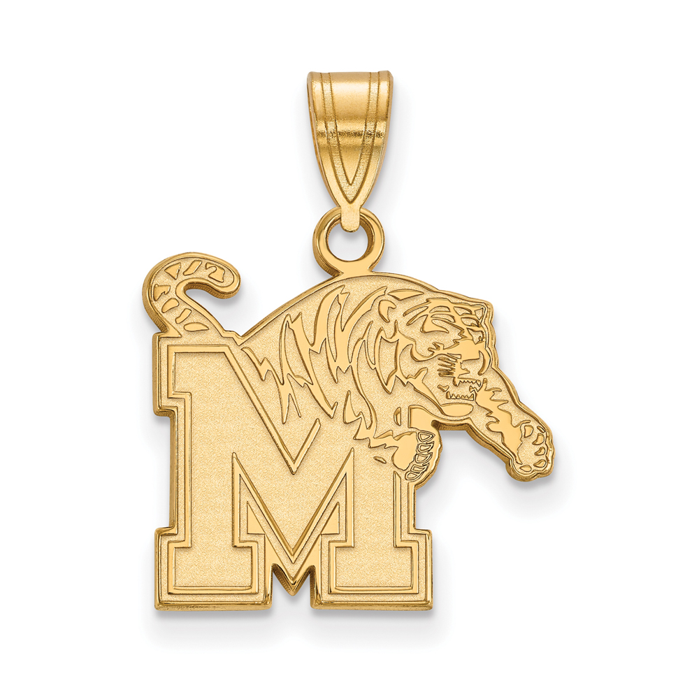 10k Yellow Gold U. of Memphis Logo Pendant