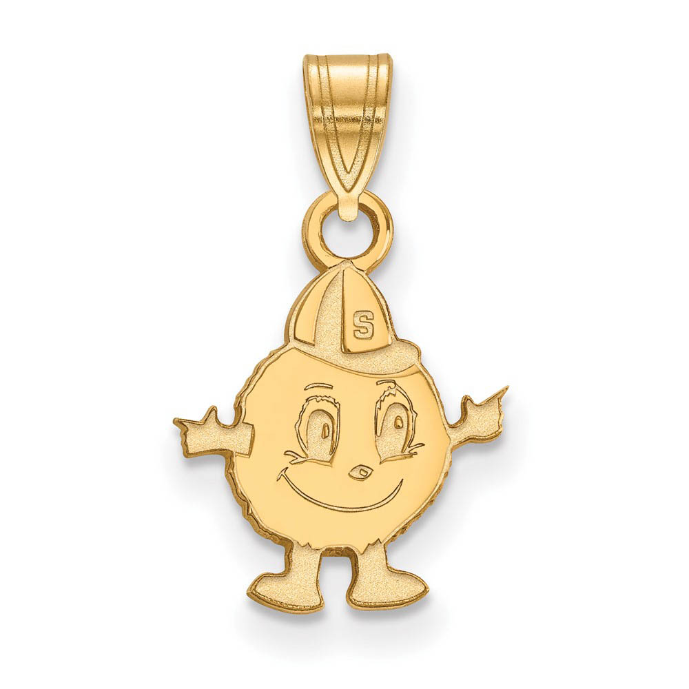 10k Yellow Gold Syracuse U. Mascot Pendant